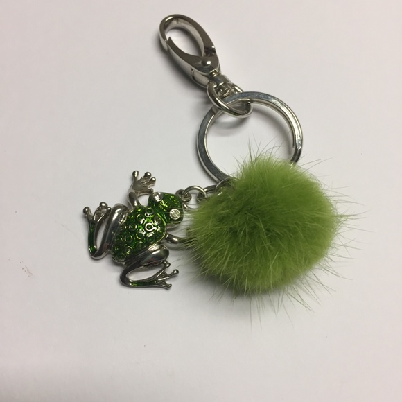 Frog keychain with clip! - Picture 2 of 3